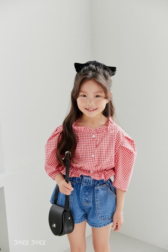 Dore Dore - Korean Children Fashion - #magicofchildhood - Square Frill Blouse - 10