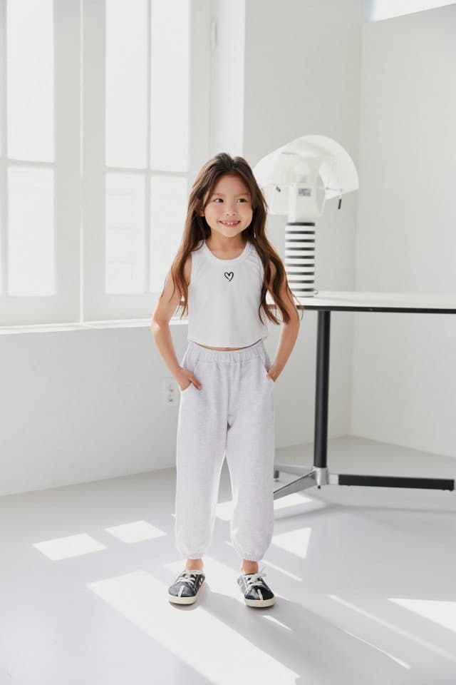 Dore Dore - Korean Children Fashion - #magicofchildhood - Heart Crop Tee - 8