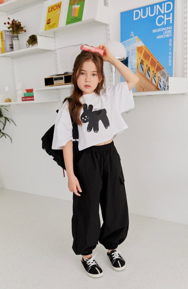 Dore Dore - Korean Children Fashion - #magicofchildhood - Rabbit Crop Tee - 8