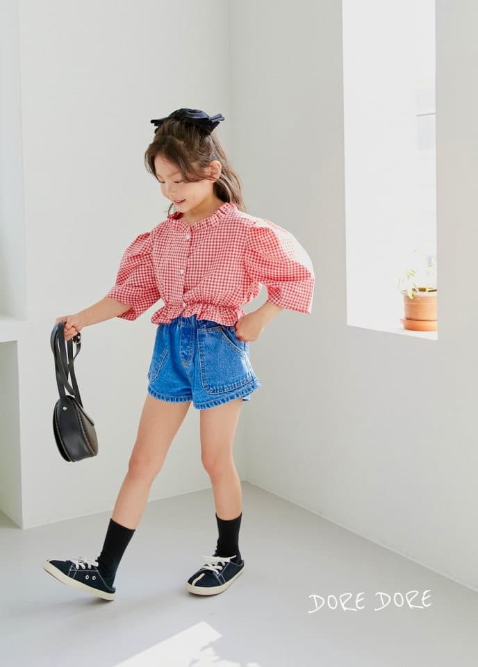 Dore Dore - Korean Children Fashion - #minifashionista - Square Frill Blouse - 11