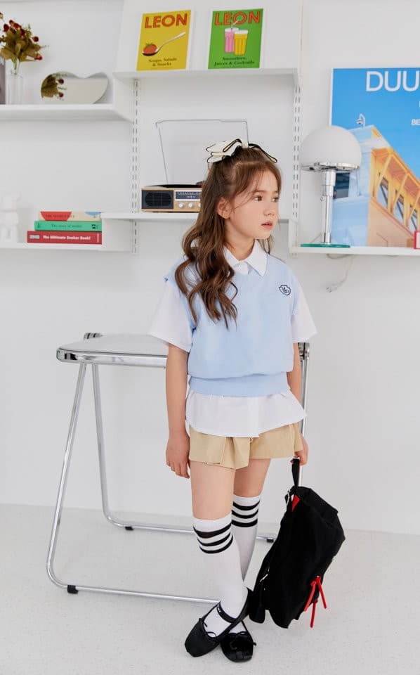 Dore Dore - Korean Children Fashion - #magicofchildhood - Mini Embroidery Vest - 4