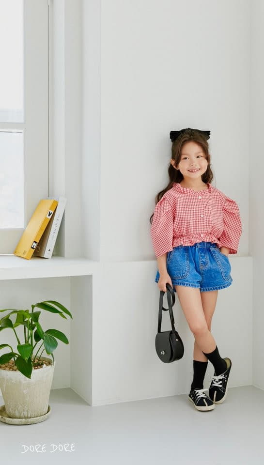 Dore Dore - Korean Children Fashion - #prettylittlegirls - Square Frill Blouse - 12
