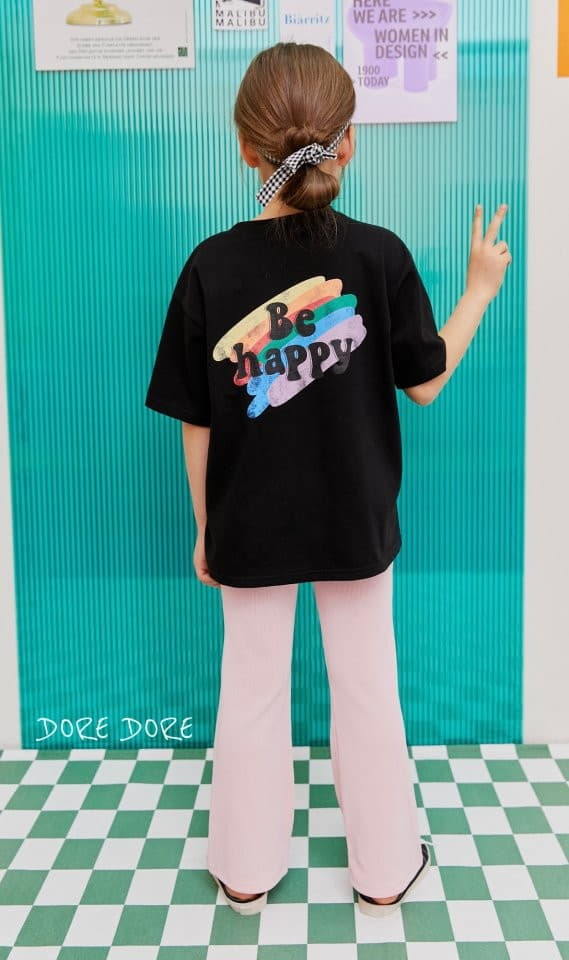 Dore Dore - Korean Children Fashion - #prettylittlegirls - Be Happy Tee - 11