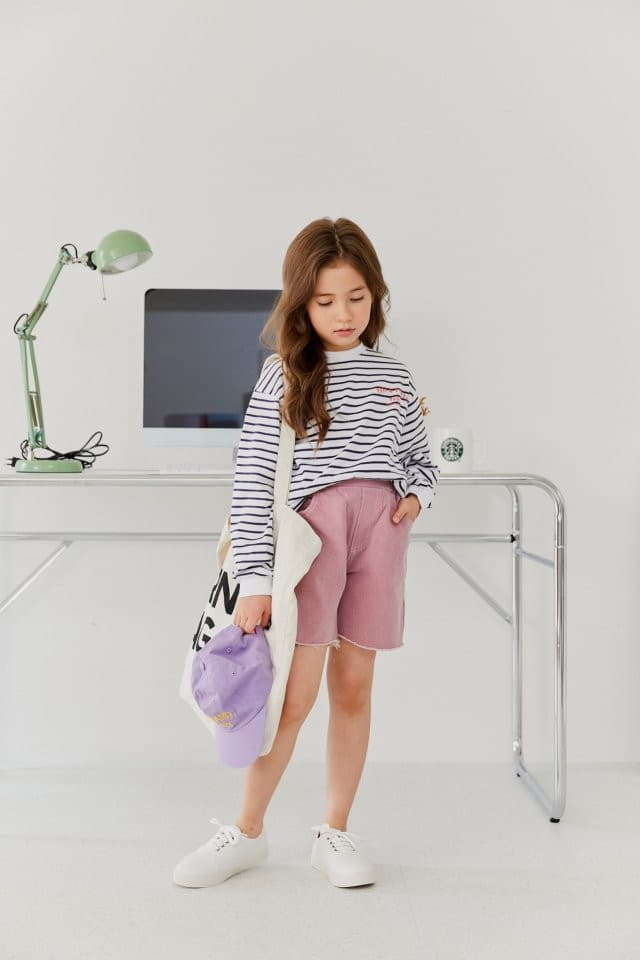 Dore Dore - Korean Children Fashion - #stylishchildhood - Stripes Tee - 5