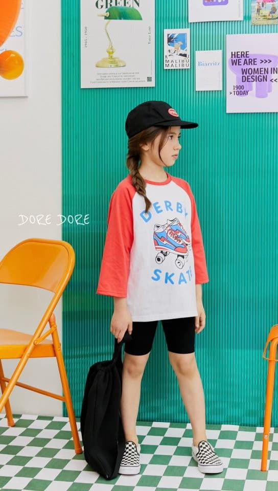 Dore Dore - Korean Children Fashion - #todddlerfashion - Skete Raglan Tee - 2