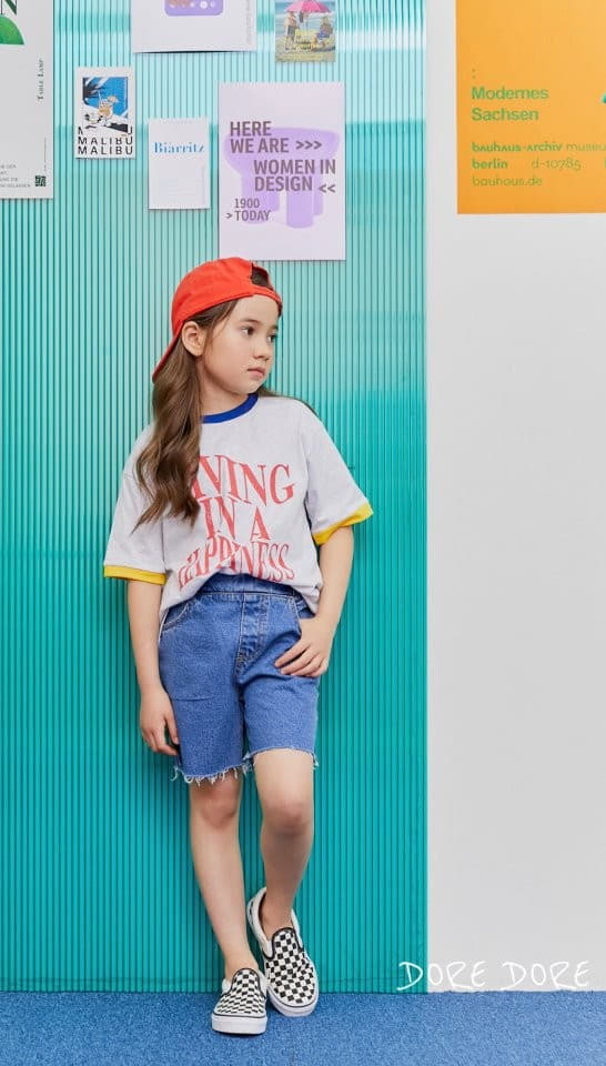 Dore Dore - Korean Children Fashion - #toddlerclothing - Happy Color Tee - 11