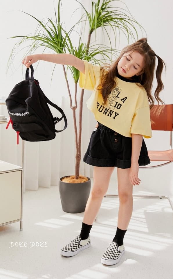 Dore Dore - Korean Children Fashion - #toddlerclothing - Button Banding Shorts - 11