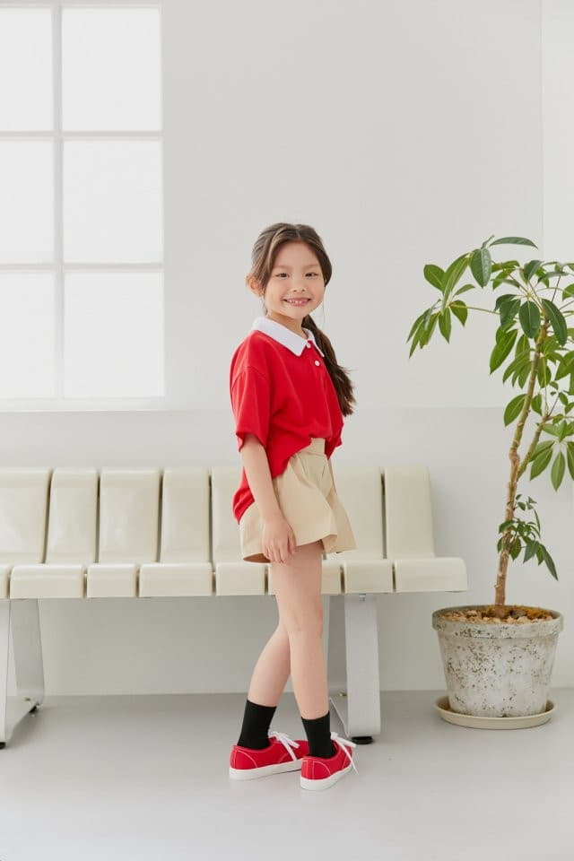 Dore Dore - Korean Children Fashion - #toddlerclothing - Front Wrinkle Shorts - 8