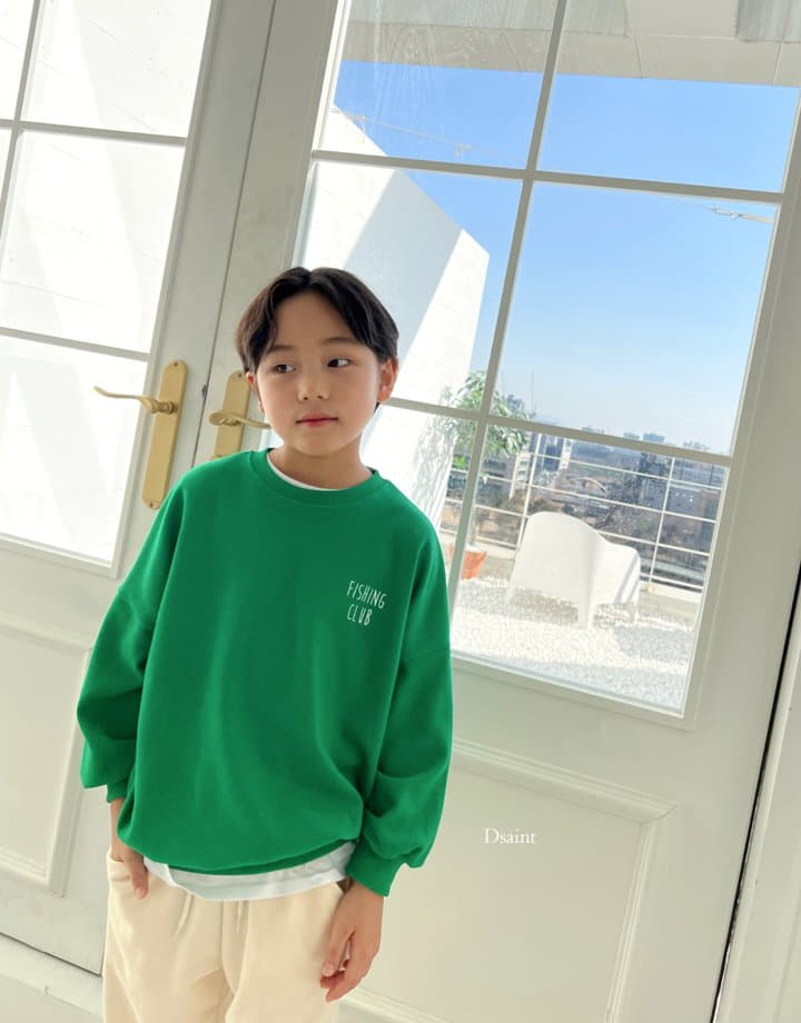 Dsaint - Korean Children Fashion - #Kfashion4kids - Fishing Club Sweatshirt - 9