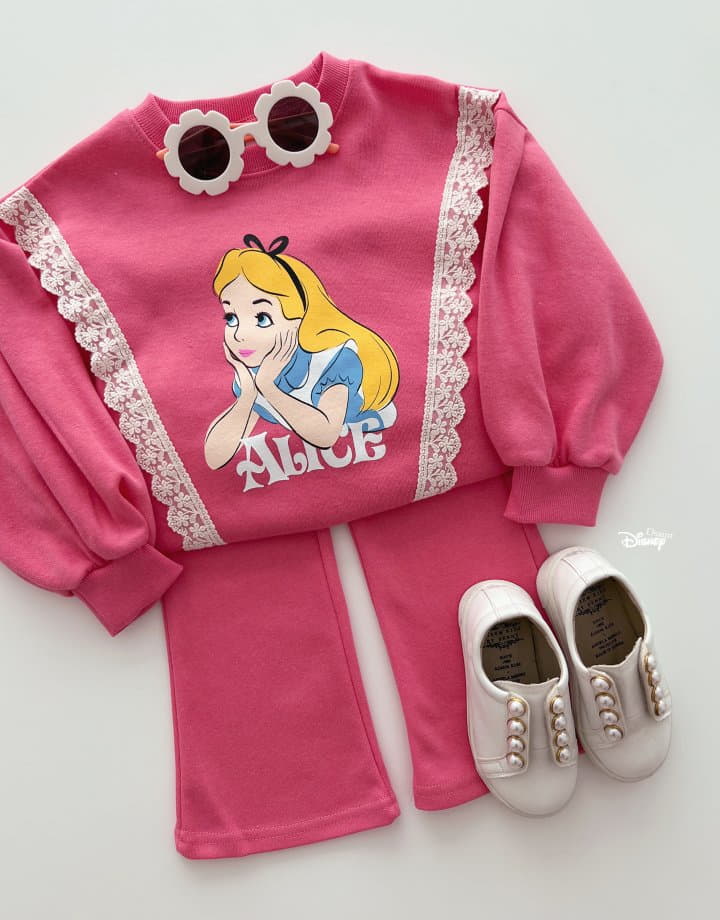 Dsaint - Korean Children Fashion - #childofig - Lace Alice Bootscut Top Bottom Set - 8