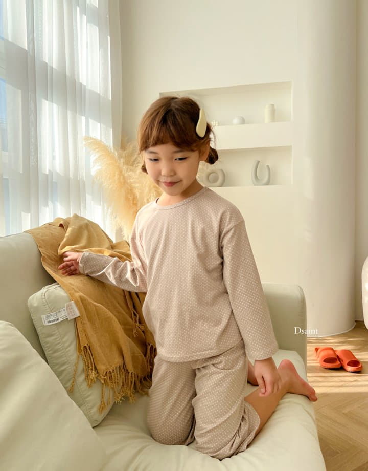 Dsaint - Korean Children Fashion - #stylishchildhood - Dot Dot Dot Easywear - 4