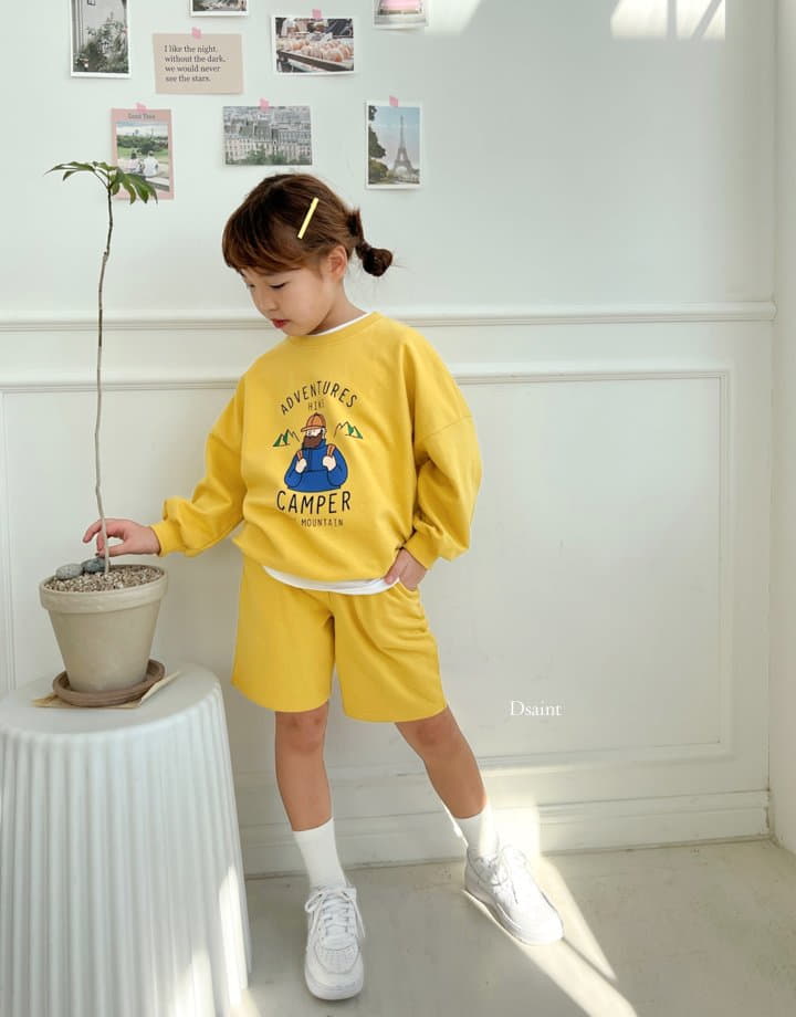 Dsaint - Korean Children Fashion - #childofig - Tulbo Shorts Top Bottom Set - 5