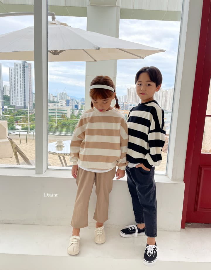 Dsaint - Korean Children Fashion - #childrensboutique - Dreaming Stripes Sweatshirt - 2