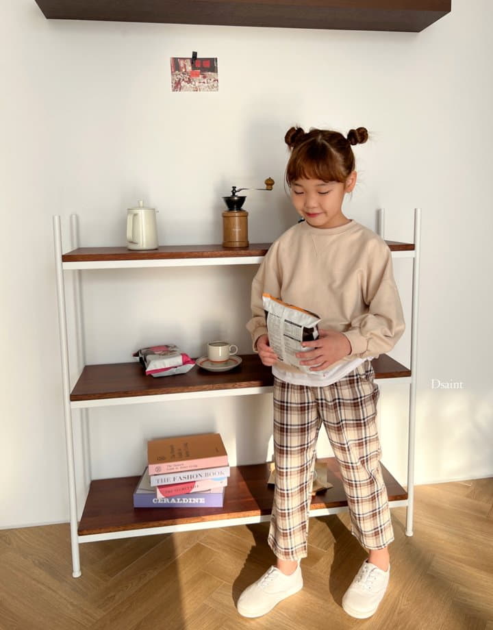 Dsaint - Korean Children Fashion - #childrensboutique - Best Check Pants - 3