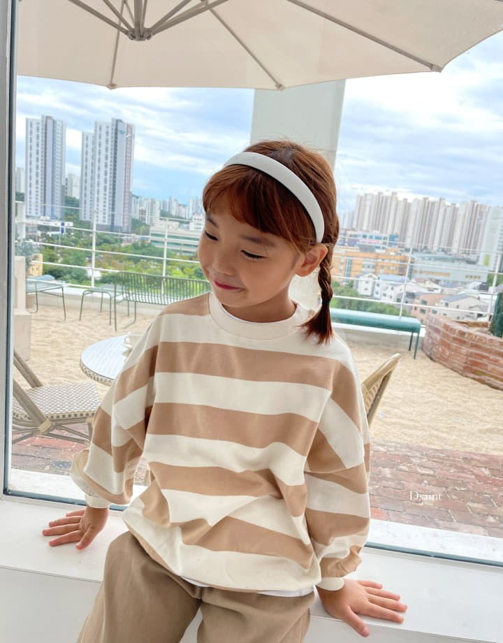 Dsaint - Korean Children Fashion - #designkidswear - Dreaming Stripes Sweatshirt - 3