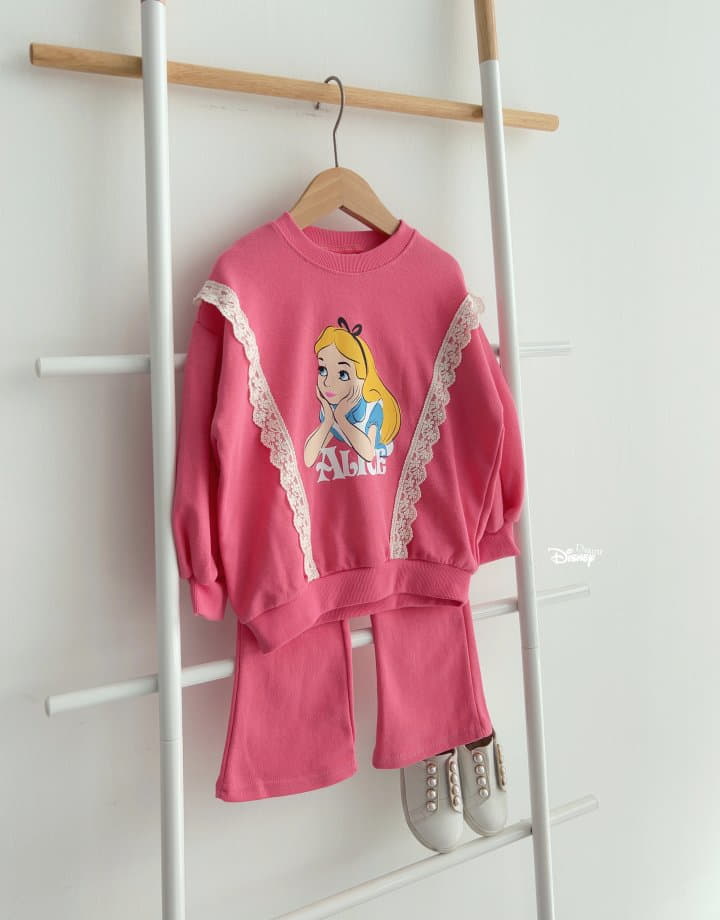 Dsaint - Korean Children Fashion - #designkidswear - Lace Alice Bootscut Top Bottom Set - 10