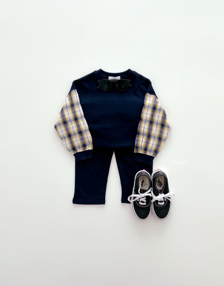 Dsaint - Korean Children Fashion - #designkidswear - Our 2 Check Top Bottom Set - 9