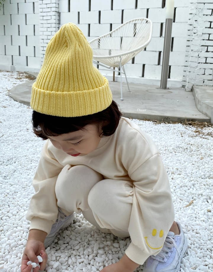 Dsaint - Korean Children Fashion - #discoveringself - Smile Layered Top Bottom Set - 9