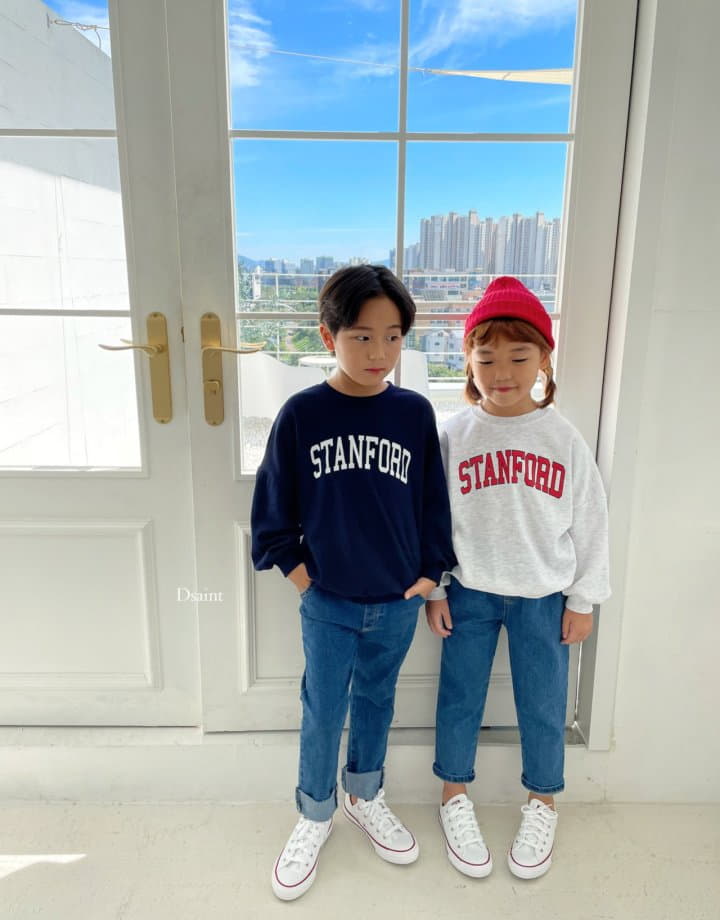 Dsaint - Korean Children Fashion - #discoveringself - Standford Sweatshirt - 3