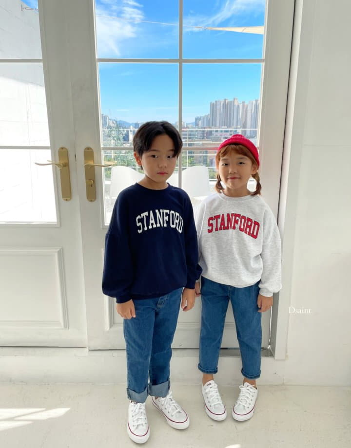 Dsaint - Korean Children Fashion - #kidsshorts - Standford Sweatshirt - 5