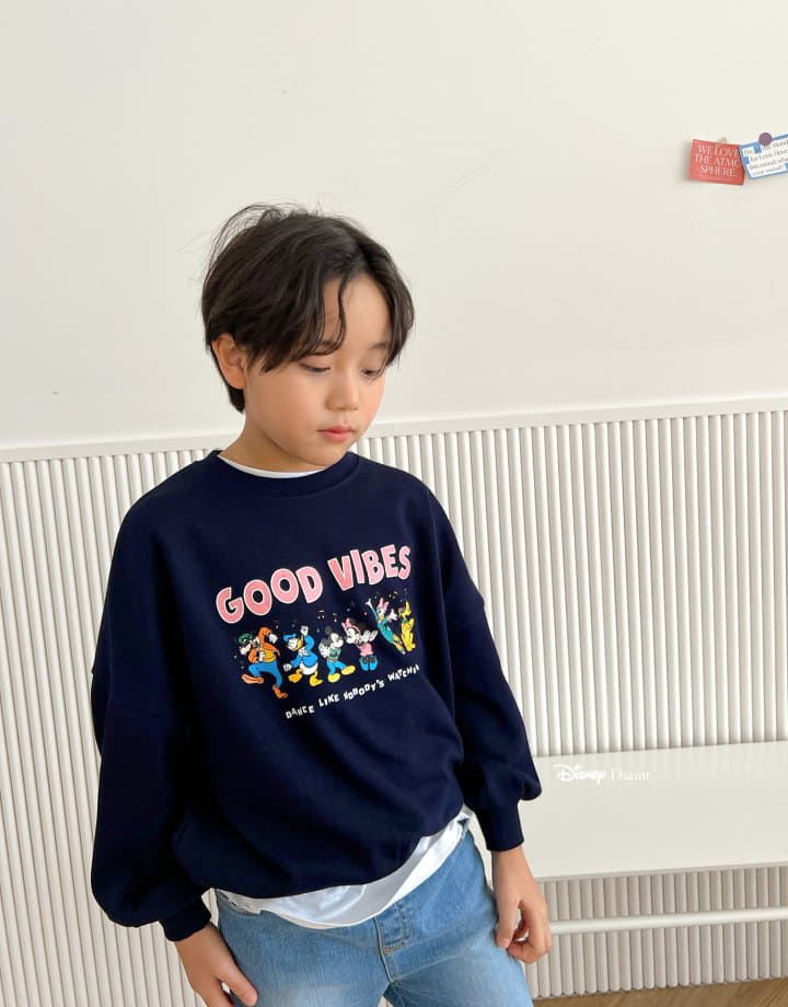 Dsaint - Korean Children Fashion - #kidsshorts - Good Vibe Sweatshirt - 5