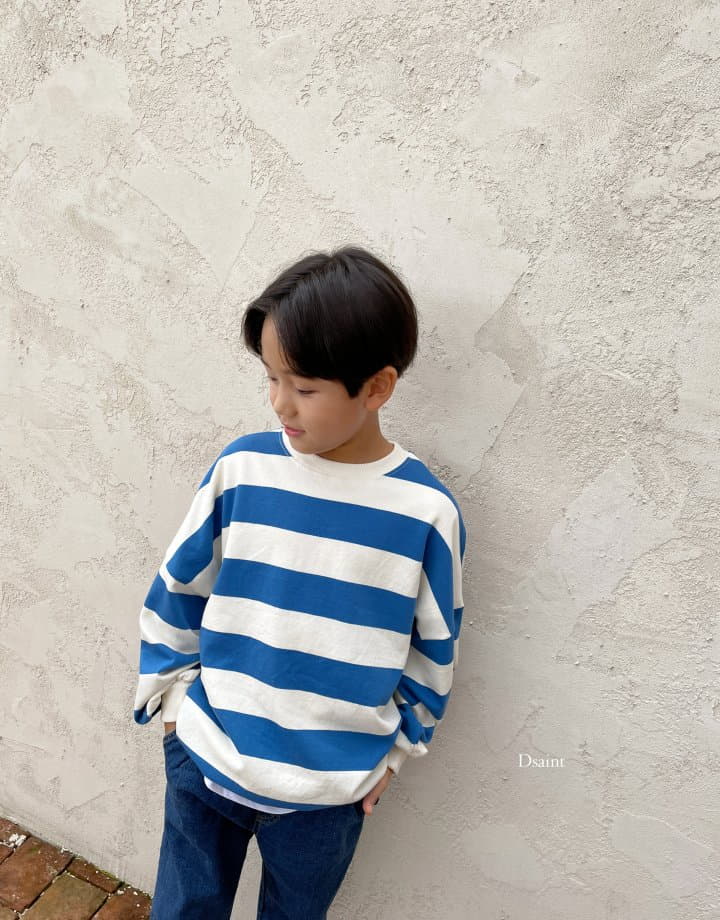 Dsaint - Korean Children Fashion - #kidsstore - Dreaming Stripes Sweatshirt - 7