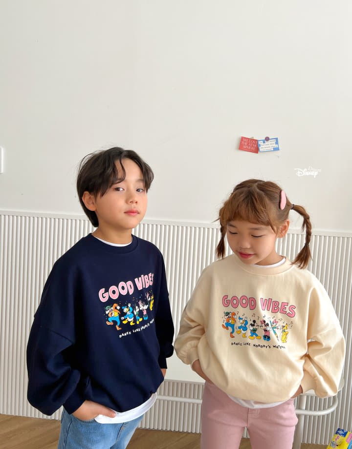 Dsaint - Korean Children Fashion - #kidsstore - Good Vibe Sweatshirt - 6