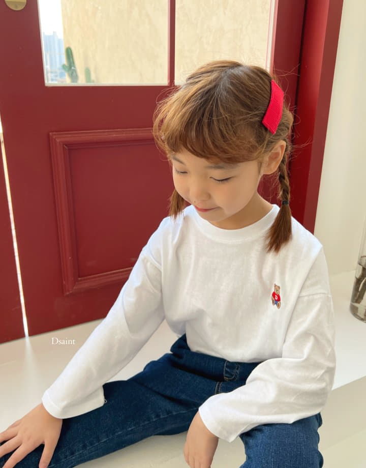 Dsaint - Korean Children Fashion - #kidsstore - D Sit Bear Tee - 3