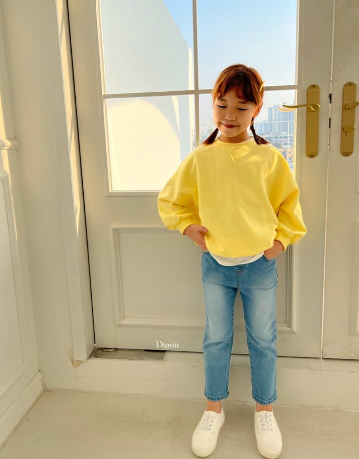 Dsaint - Korean Children Fashion - #kidzfashiontrend - Sand Striaght Jeans