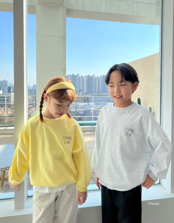 Dsaint - Korean Children Fashion - #kidzfashiontrend - Fishing Club Sweatshirt - 8