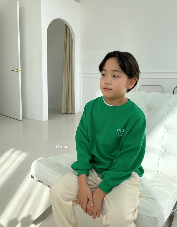 Dsaint - Korean Children Fashion - #littlefashionista - Fishing Club Sweatshirt - 10