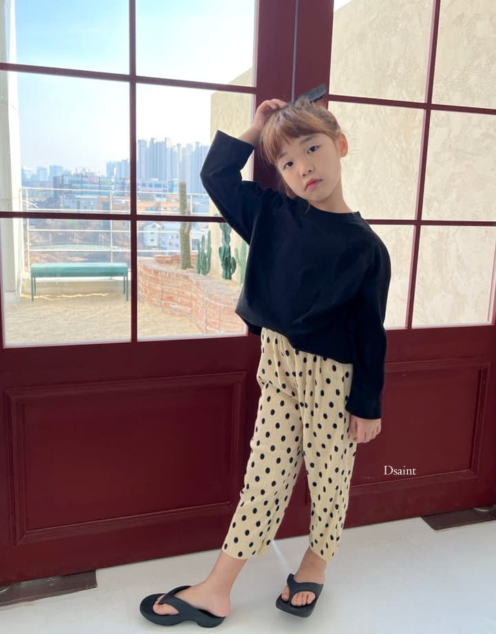 Dsaint - Korean Children Fashion - #littlefashionista - Ddeng Ggang Wrinkle Pants - 3