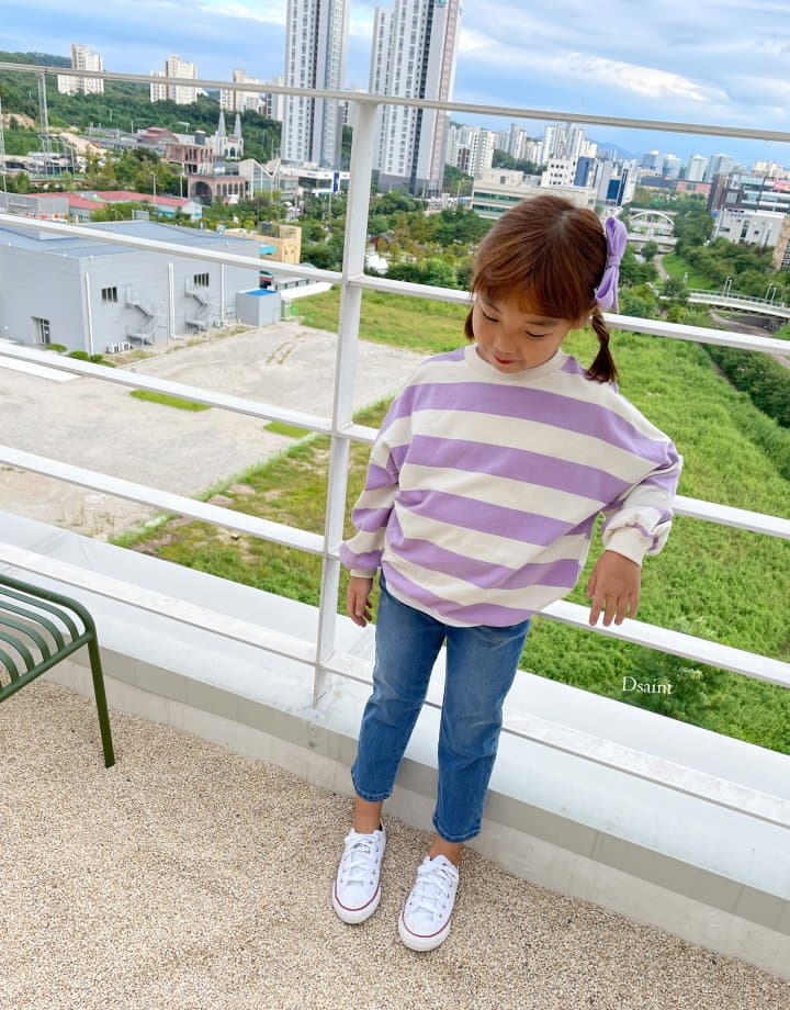 Dsaint - Korean Children Fashion - #magicofchildhood - Dreaming Stripes Sweatshirt - 11