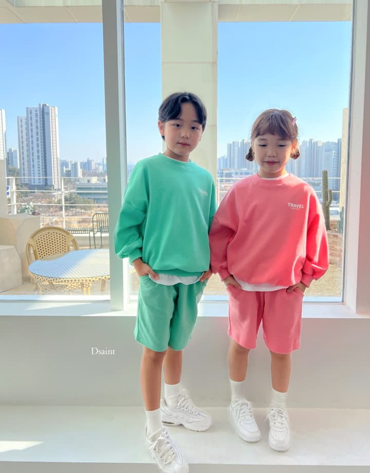 Dsaint - Korean Children Fashion - #magicofchildhood - Travel Top Pants Shorts Set - 10