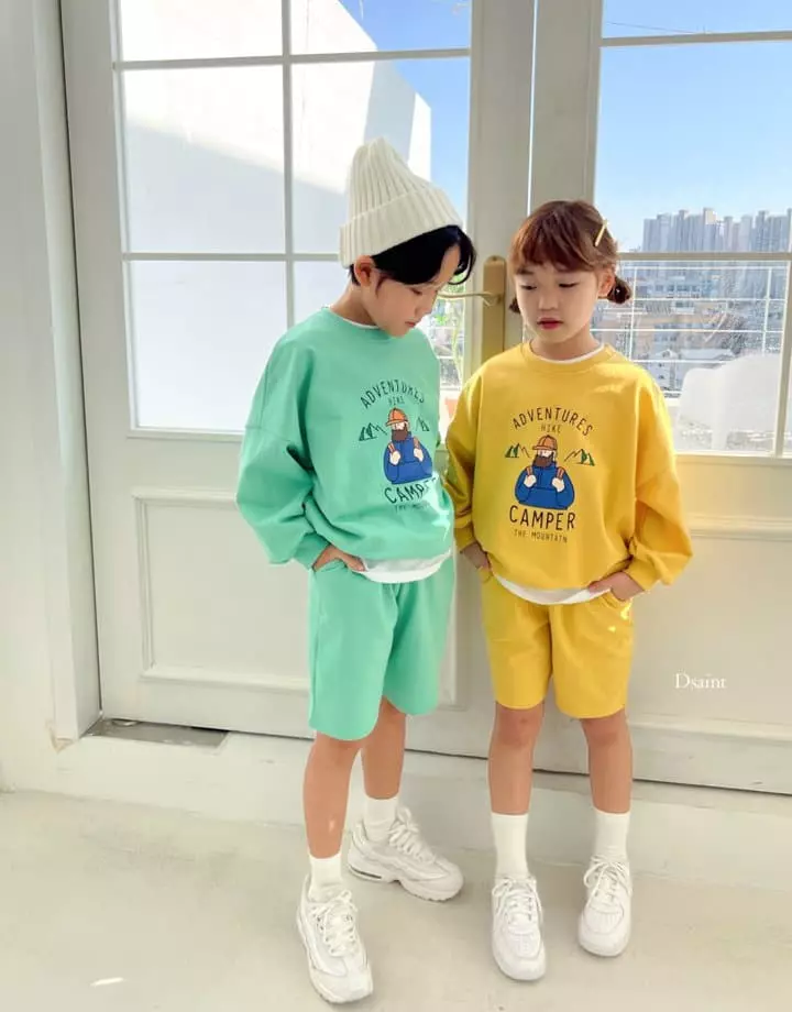 Dsaint - Korean Children Fashion - #magicofchildhood - Tulbo Shorts Top Bottom Set