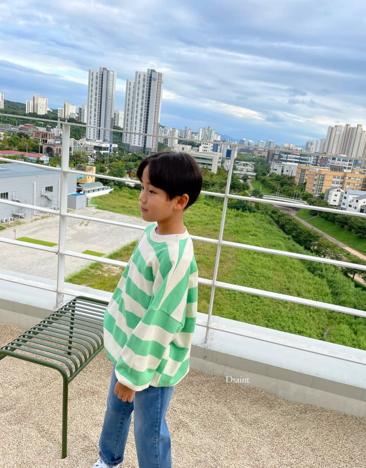 Dsaint - Korean Children Fashion - #minifashionista - Dreaming Stripes Sweatshirt - 12