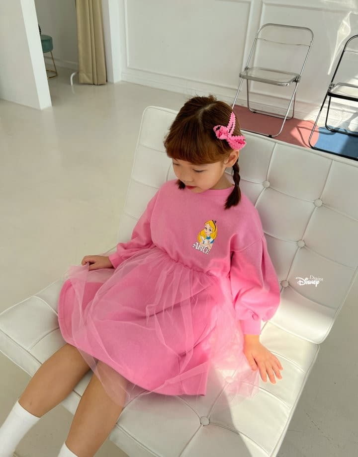 Dsaint - Korean Children Fashion - #minifashionista - Pretty Alice Mesh One-piece - 2