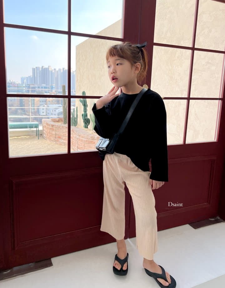 Dsaint - Korean Children Fashion - #minifashionista - Pretty Pleats Pants - 6