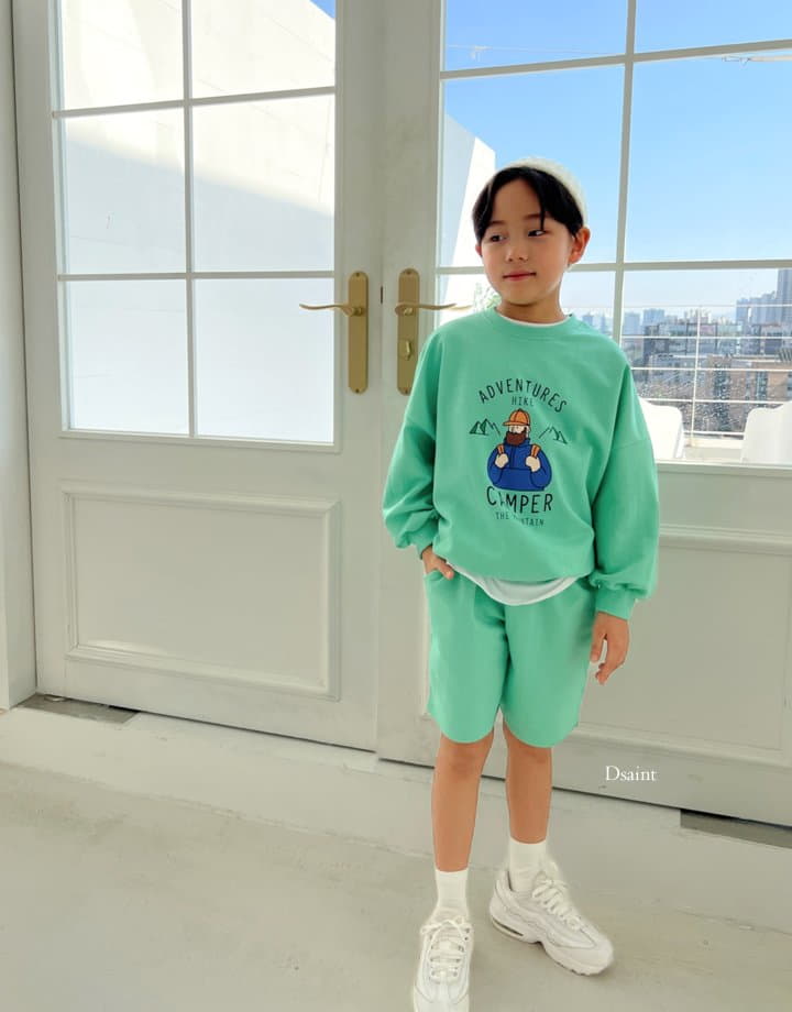 Dsaint - Korean Children Fashion - #minifashionista - Tulbo Shorts Top Bottom Set - 2