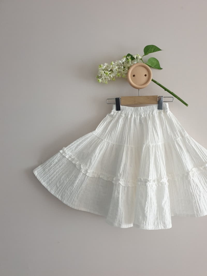 Eclair - Korean Children Fashion - #discoveringself - Blan Skirt