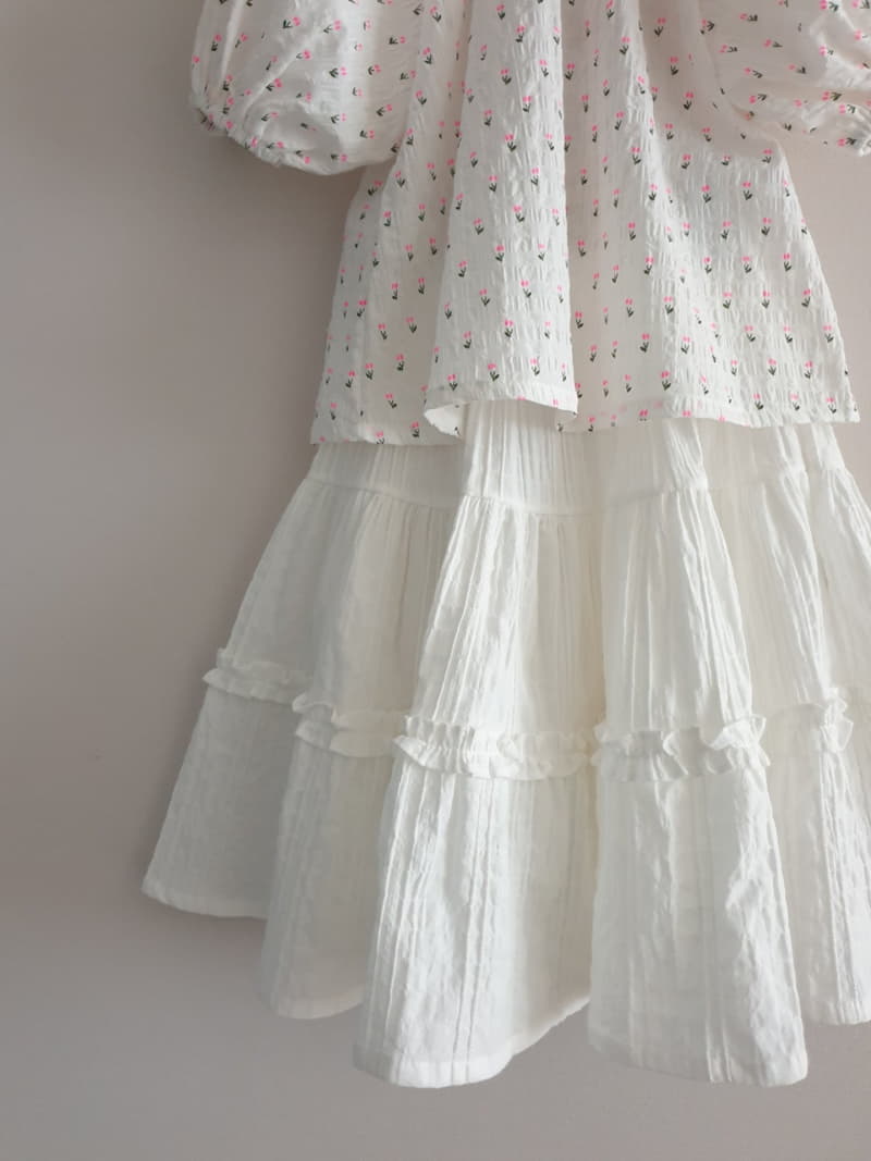 Eclair - Korean Children Fashion - #todddlerfashion - Blan Skirt - 3