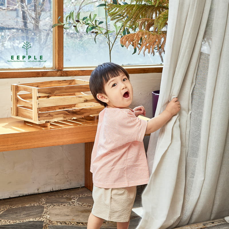Eepple - Korean Children Fashion - #Kfashion4kids - Boxy Stripes Tee - 7