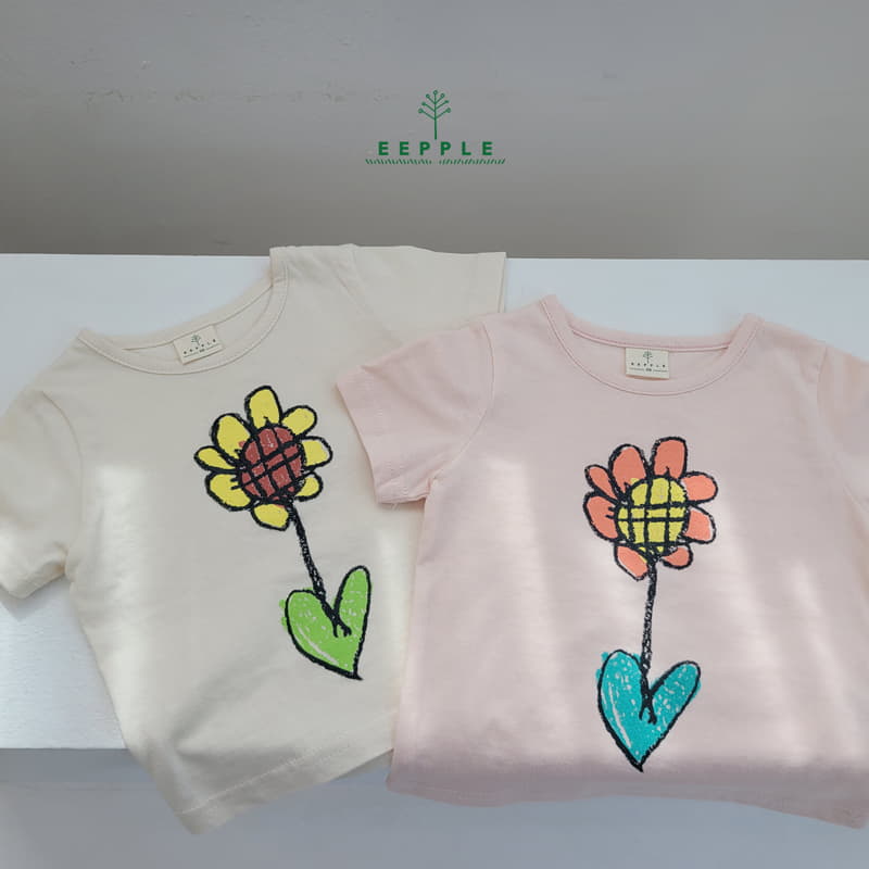 Eepple - Korean Children Fashion - #discoveringself - Sun Flower Tee