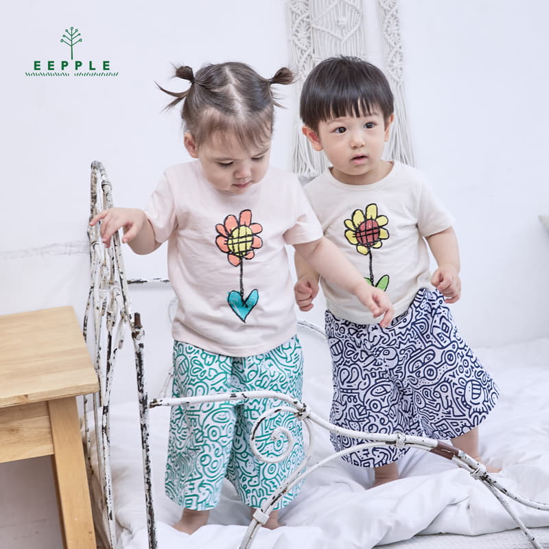 Eepple - Korean Children Fashion - #kidsshorts - Cartoon Wide Pants - 12