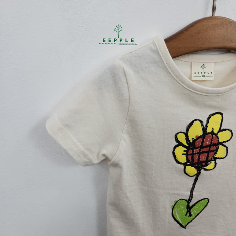 Eepple - Korean Children Fashion - #kidsshorts - Sun Flower Tee - 3