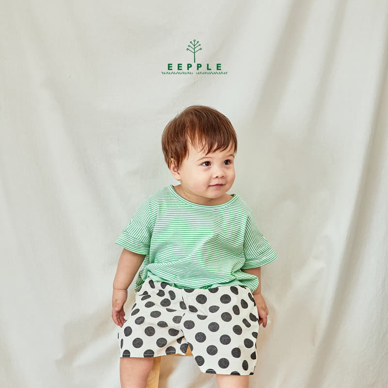 Eepple - Korean Children Fashion - #kidzfashiontrend - Boxy Stripes Tee - 6