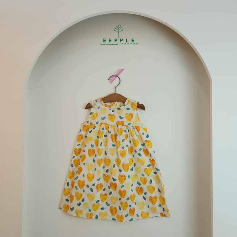 Eepple - Korean Children Fashion - #magicofchildhood - Heart One-piece - 5