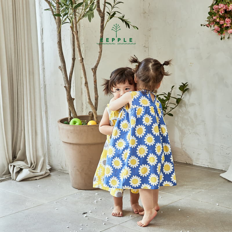 Eepple - Korean Children Fashion - #minifashionista - Sun Flower One-piece - 7