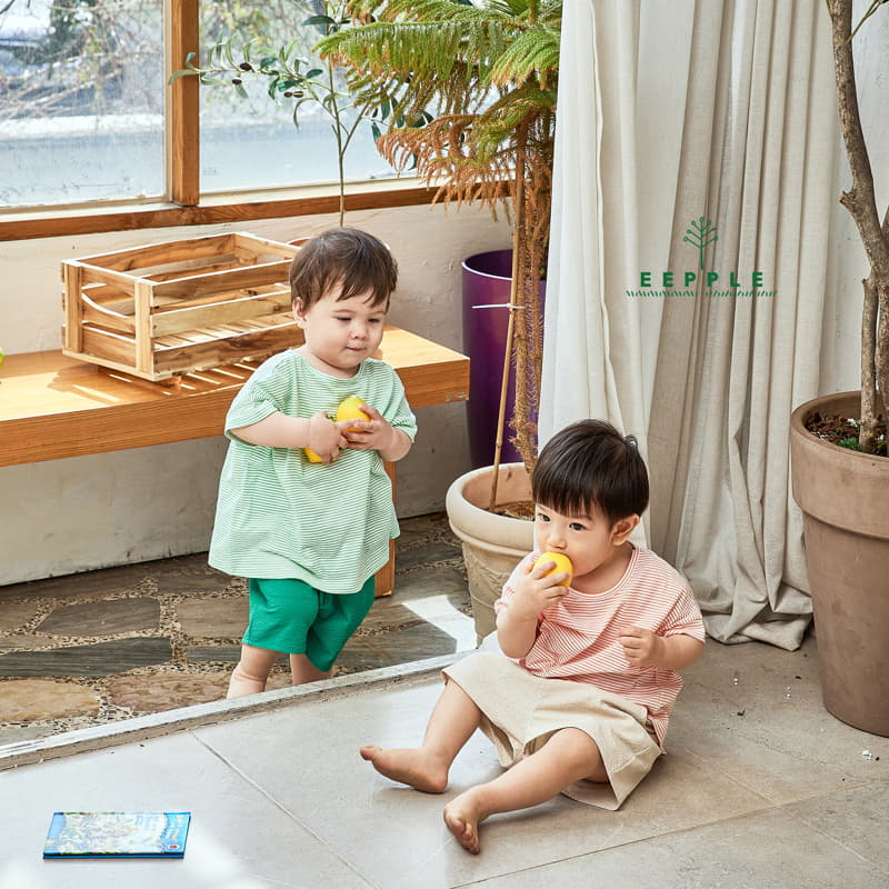 Eepple - Korean Children Fashion - #minifashionista - Boxy Stripes Tee - 10