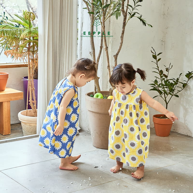 Eepple - Korean Children Fashion - #stylishchildhood - Sun Flower One-piece - 11
